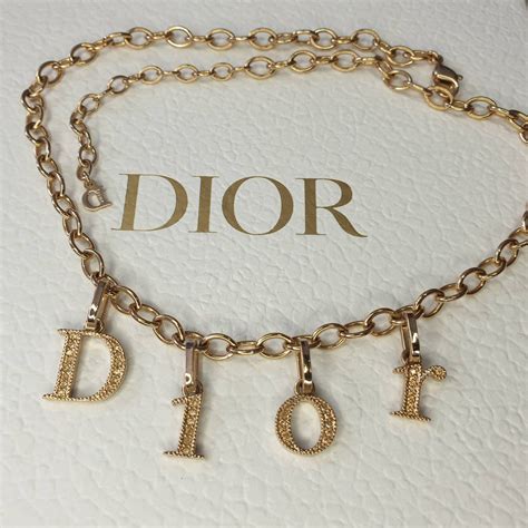 designer Dior necklace